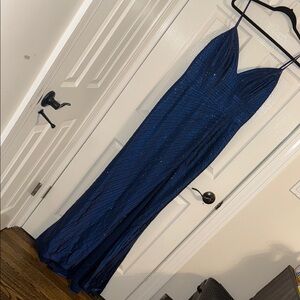 Elegant Blue Evening Gown